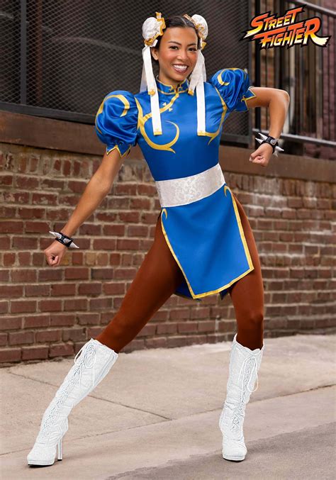 chun li nude costume|Street Fighter Sexy Chun Li 4 Piece Costume Set